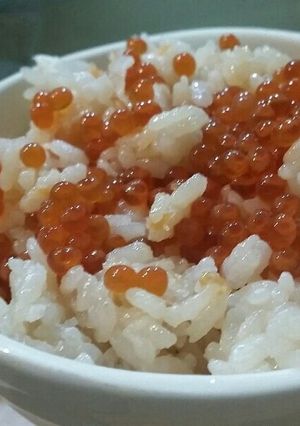 食欲の秋★鮭とイクラの炊き込みごはん-レシピのメイン写真