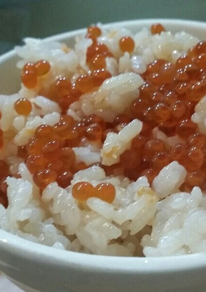 食欲の秋★鮭とイクラの炊き込みごはん-レシピのメイン写真