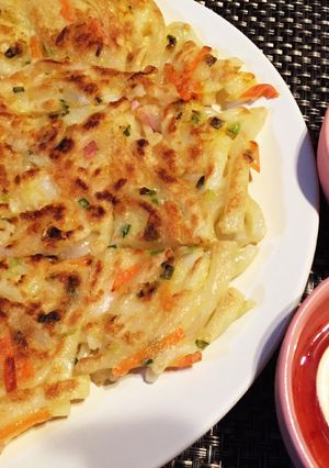 うどんでもちもちチヂミ☆-レシピのメイン写真
