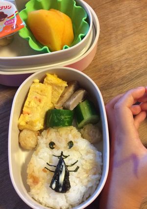 お弁当 絵本 ハムスターのハモより-レシピのメイン写真