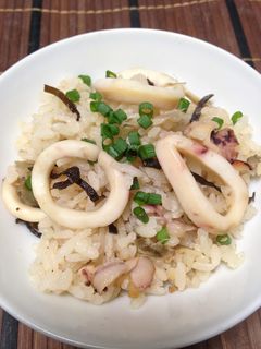 簡単♪イカの炊き込みご飯-レシピのメイン写真
