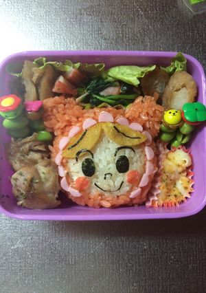 キャラ弁あかちゃんまん-レシピのメイン写真