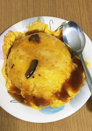 かに玉の素で作るズボラ天津飯-レシピのメイン写真