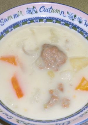 簡単♪大豆のお肉のクリームシチュー♡-レシピのメイン写真