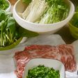 自家製間引き野菜の鍋物