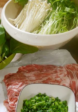 自家製間引き野菜の鍋物-レシピのメイン写真
