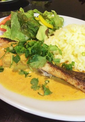 魚のムニエルのカレーソース-レシピのメイン写真