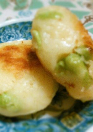 【話題入】もちもち枝豆のいもチーズもち！-レシピのメイン写真