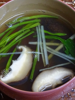 亀の手の塩茹でとお吸い物-レシピのメイン写真