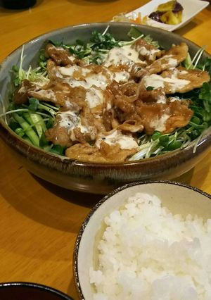キャベツがとまらない定食屋の焼き肉サラダ-レシピのメイン写真