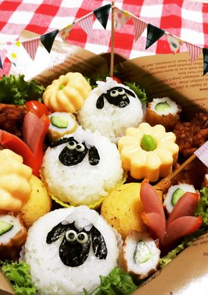 ❁ひつじのショーン❁遠足弁当❁-レシピのメイン写真