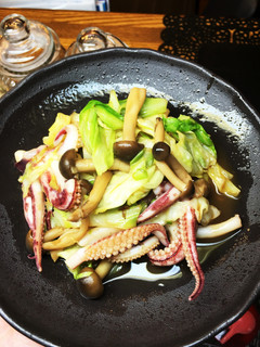 イカ下足のキャベツ炒め-レシピのメイン写真