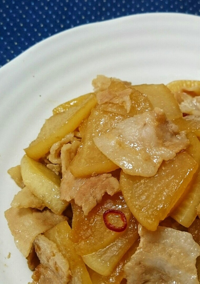 我が家の定番！大根と豚バラの炒め煮-レシピのメイン写真