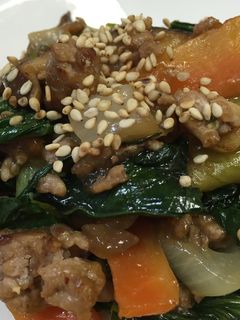 簡単‼ひき肉と野菜の炒め物-レシピのメイン写真
