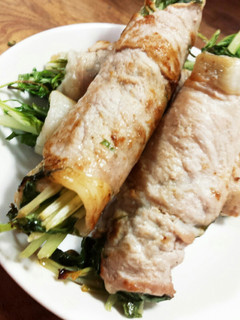 水菜の豚肉巻き☆-レシピのメイン写真