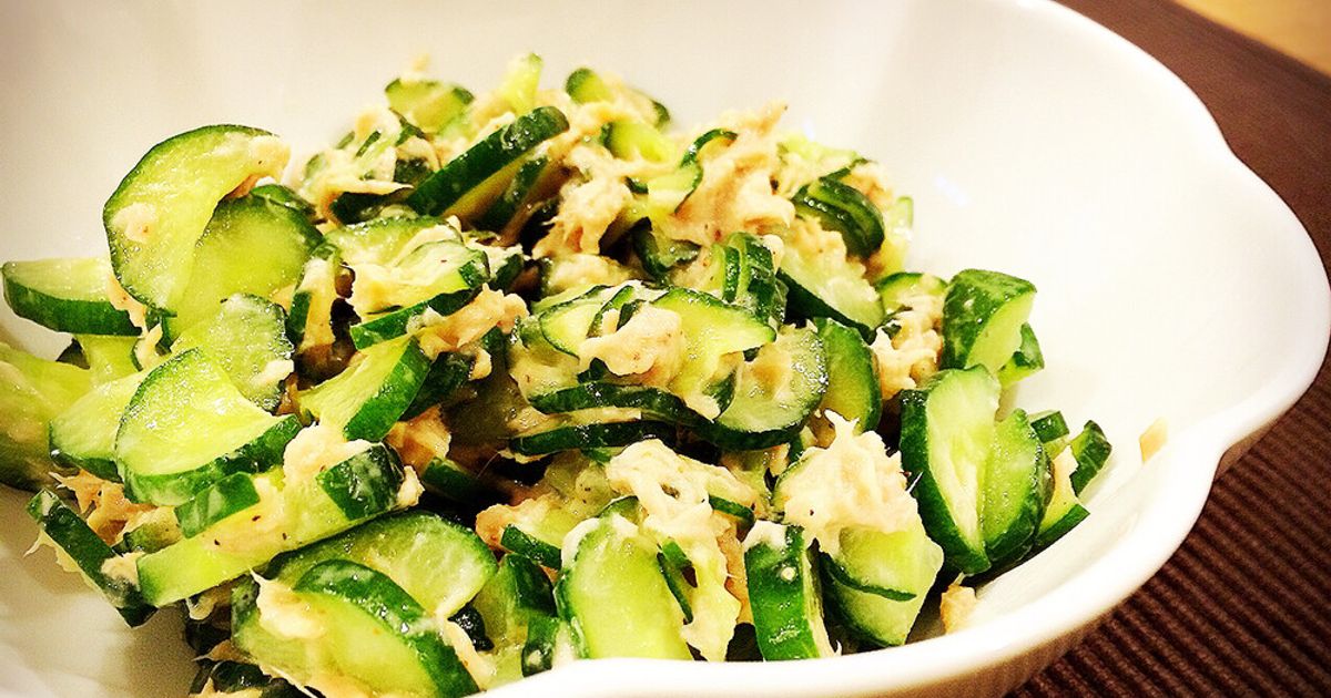 簡単＊きゅうりのツナマヨサラダ♪ by SHIPOMI 【クックパッド】 簡単