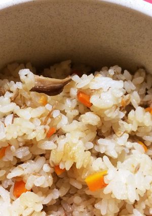 時間のないときめっちゃ簡単！炊き込みご飯-レシピのメイン写真