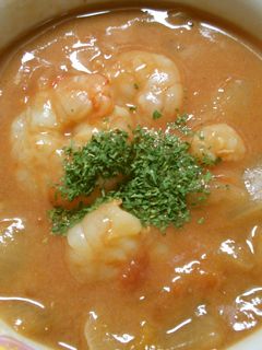 簡単♪海老の トマトクリームスープ*゜-レシピのメイン写真