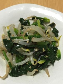 創味シャンタンDXでほうれん草のナムル-レシピのメイン写真