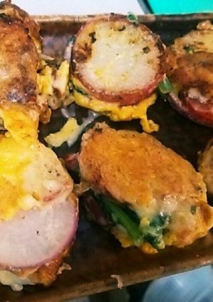 レディサラダのチーズはさみ焼き-レシピのメイン写真