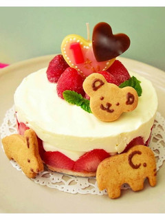 1歳 卵なしレアチーズの誕生日ケーキ-レシピのメイン写真