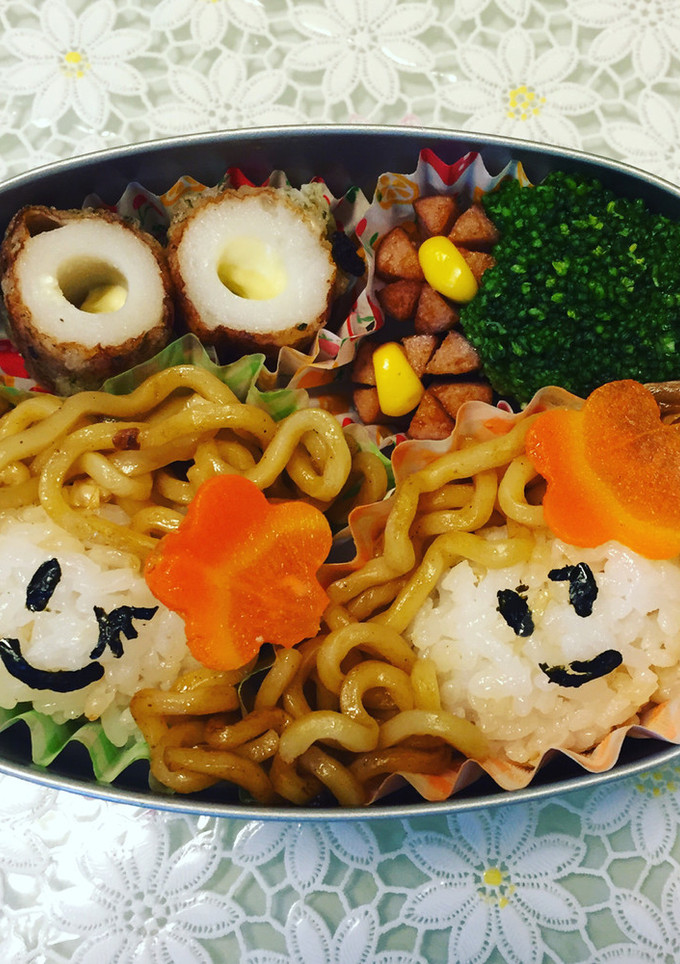焼きそば弁当☆幼稚園お弁当保温器にも！-レシピのメイン写真