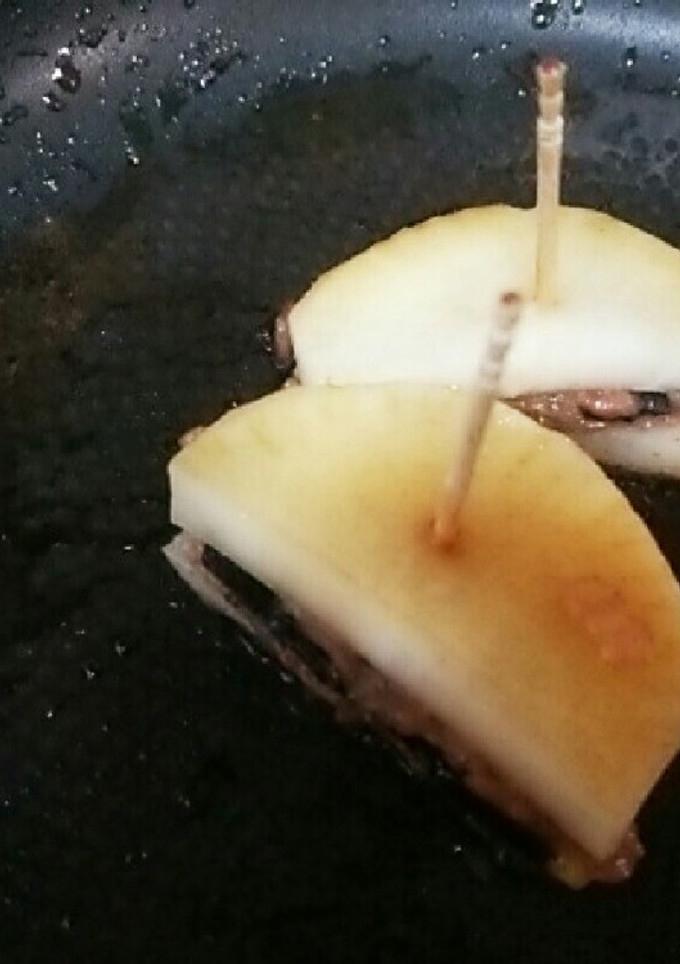 かぶの梅はさみ焼き-レシピのメイン写真