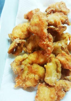 節約レシピ？…ささみと蓮根の唐揚げ-レシピのメイン写真