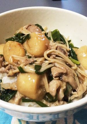 お麸たっぷり豚丼-レシピのメイン写真