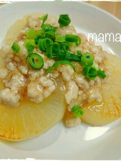 簡単!大根ステーキ★そぼろあんかけ-レシピのメイン写真