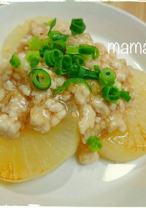 簡単！大根ステーキ★そぼろあんかけ-レシピのメイン写真