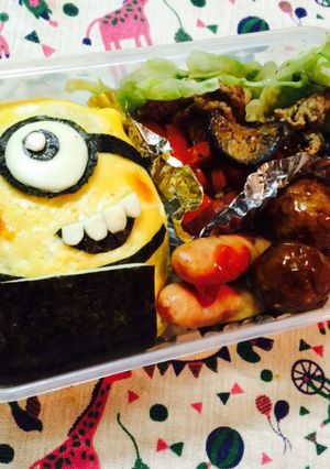 ミニオン キャラ弁-レシピのメイン写真