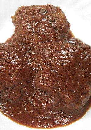ソースがおいしい～煮込みハンバーグ～-レシピのメイン写真