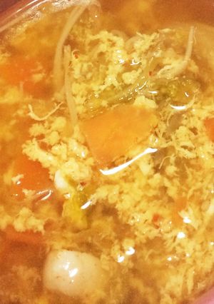 お手軽韓国風スープ-レシピのメイン写真