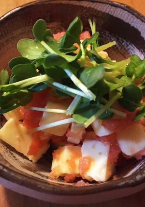 簡単おつまみ！クリームチーズ明太子和え-レシピのメイン写真