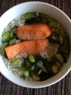 お手軽カラフル鮭茶漬け-レシピのメイン写真