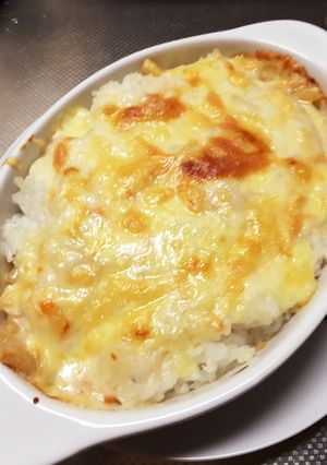 簡単適当！マカロニグラタンonドリア-レシピのメイン写真