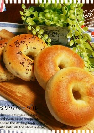 ❁❀むっちり❤豆乳おからベーグル✿✾-レシピのメイン写真