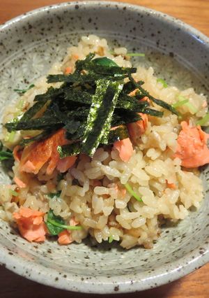 塩鮭の炊き込みご飯♪-レシピのメイン写真