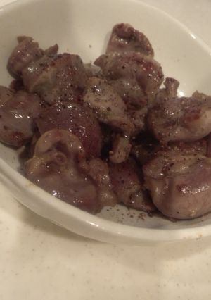 ごま油香る☆砂肝の塩胡椒焼き-レシピのメイン写真