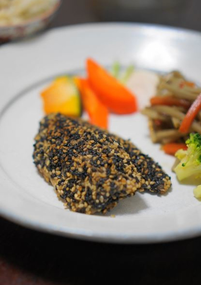 鯵のゴマまぶし焼き-レシピのメイン写真