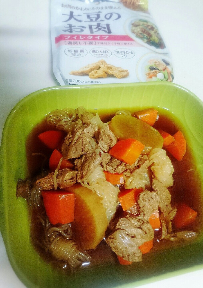 お肉の大豆で大根のさっと煮-レシピのメイン写真