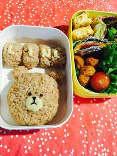 簡単!キャラ弁!LINEのクマ♡ブラウン-レシピのメイン写真