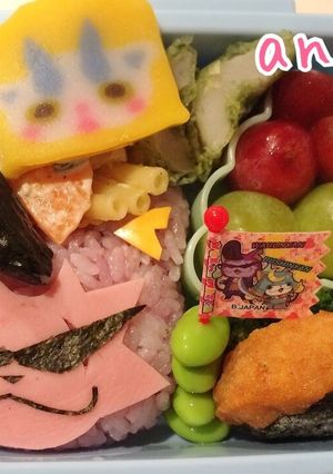 キャラ弁 悪ニャン 妖怪ウォッチ-レシピのメイン写真