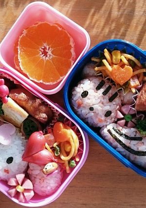 キャラ弁 犬 りす-レシピのメイン写真
