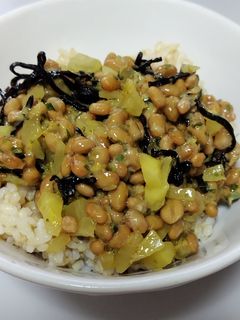具だくさん納豆ご飯-レシピのメイン写真