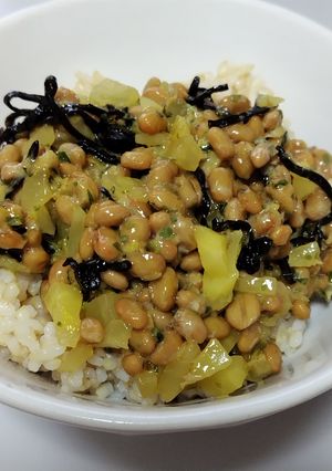 具だくさん納豆ご飯-レシピのメイン写真