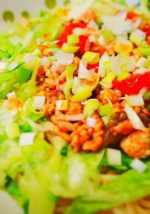 オイスターそぼろパスタ-レシピのメイン写真