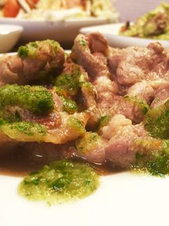 カレー粉風味のポークソテー☆*+-レシピのメイン写真