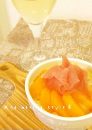 柿と生ハムのココットカマン-レシピのメイン写真